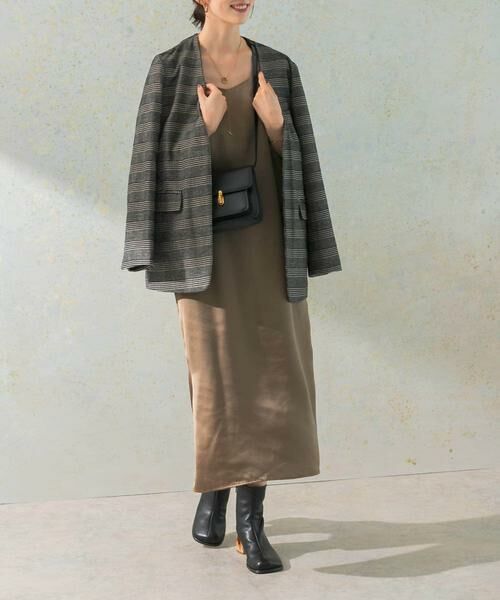 URBAN RESEARCH ROSSO / アーバンリサーチ ロッソ ワンピース | サテンキャミワンピース | 詳細4