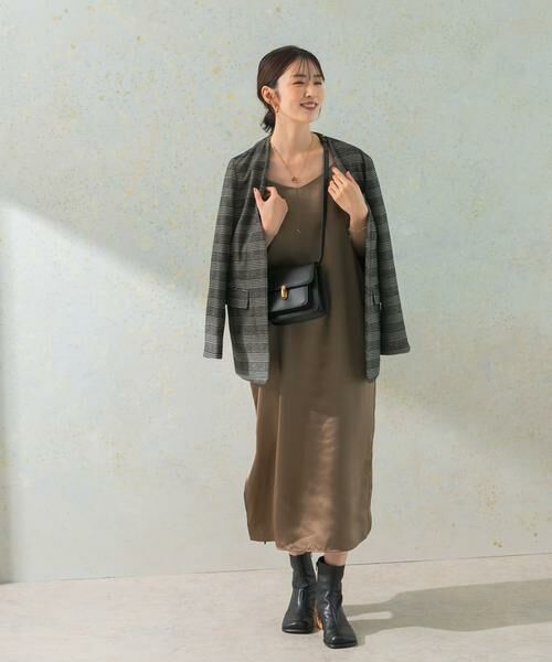 URBAN RESEARCH ROSSO / アーバンリサーチ ロッソ ワンピース | サテンキャミワンピース | 詳細5