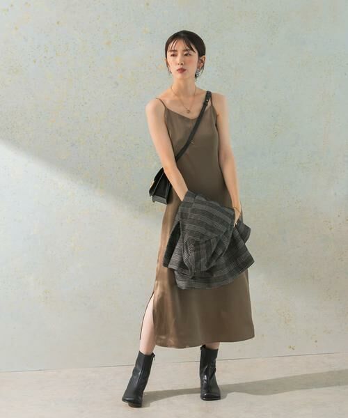 URBAN RESEARCH ROSSO / アーバンリサーチ ロッソ ワンピース | サテンキャミワンピース | 詳細6