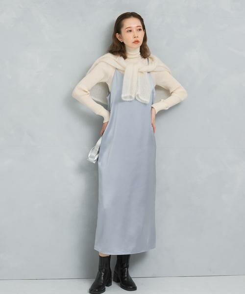 URBAN RESEARCH ROSSO / アーバンリサーチ ロッソ ワンピース | サテンキャミワンピース | 詳細10