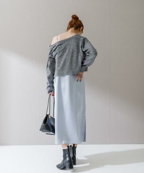 URBAN RESEARCH ROSSO / アーバンリサーチ ロッソ ワンピース | サテンキャミワンピース | 詳細19