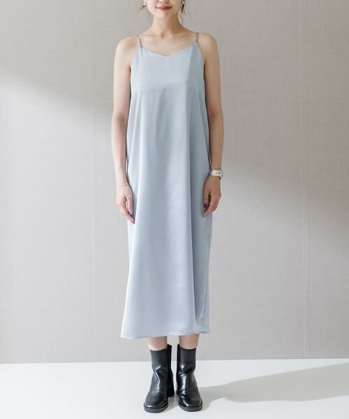 URBAN RESEARCH ROSSO / アーバンリサーチ ロッソ ワンピース | サテンキャミワンピース | 詳細20