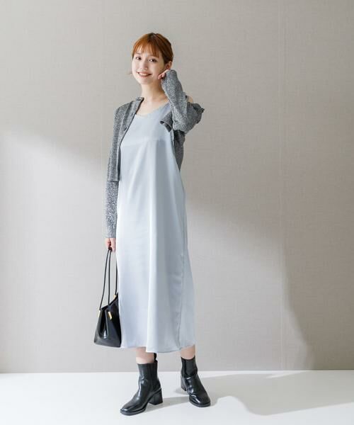 URBAN RESEARCH ROSSO / アーバンリサーチ ロッソ ワンピース | サテンキャミワンピース | 詳細17