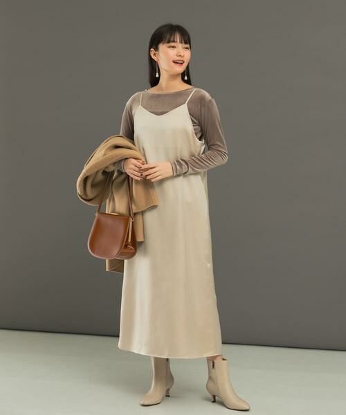 URBAN RESEARCH ROSSO / アーバンリサーチ ロッソ ワンピース | サテンキャミワンピース | 詳細30