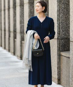 URBAN RESEARCH ROSSO / アーバンリサーチ ロッソ ワンピース | F by ROSSO　Vネックパフスリーブワンピース