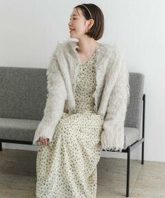 URBAN RESEARCH ROSSO / アーバンリサーチ ロッソ ワンピース | F by ROSSO　Vネックパフスリーブワンピース