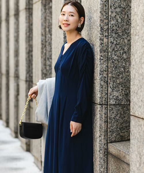 URBAN RESEARCH ROSSO / アーバンリサーチ ロッソ ワンピース | F by ROSSO　Vネックパフスリーブワンピース | 詳細2