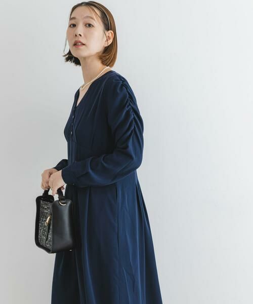 URBAN RESEARCH ROSSO / アーバンリサーチ ロッソ ワンピース | F by ROSSO　Vネックパフスリーブワンピース | 詳細6