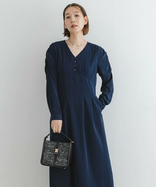 URBAN RESEARCH ROSSO / アーバンリサーチ ロッソ ワンピース | F by ROSSO　Vネックパフスリーブワンピース | 詳細7