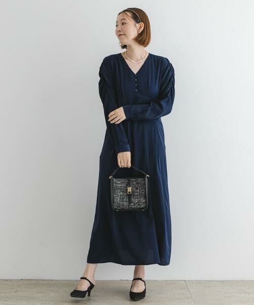 URBAN RESEARCH ROSSO / アーバンリサーチ ロッソ ワンピース | F by ROSSO　Vネックパフスリーブワンピース | 詳細9