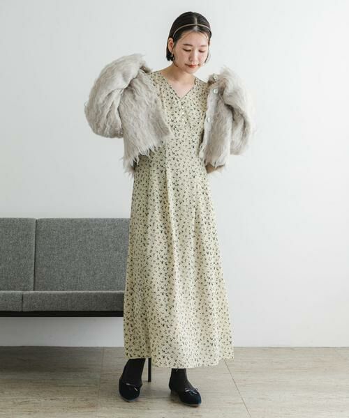 URBAN RESEARCH ROSSO / アーバンリサーチ ロッソ ワンピース | F by ROSSO　Vネックパフスリーブワンピース | 詳細21