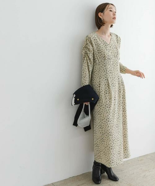 URBAN RESEARCH ROSSO / アーバンリサーチ ロッソ ワンピース | F by ROSSO　Vネックパフスリーブワンピース | 詳細22