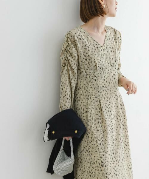 URBAN RESEARCH ROSSO / アーバンリサーチ ロッソ ワンピース | F by ROSSO　Vネックパフスリーブワンピース | 詳細25