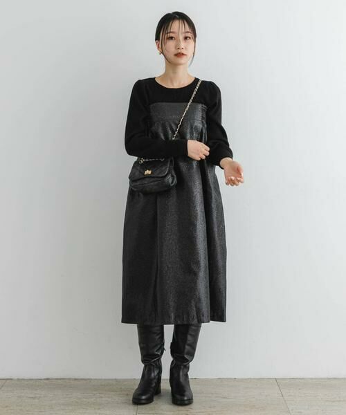 URBAN RESEARCH ROSSO / アーバンリサーチ ロッソ ワンピース | F by ROSSO　メタリック2WAYワンピース | 詳細5