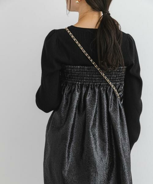 URBAN RESEARCH ROSSO / アーバンリサーチ ロッソ ワンピース | F by ROSSO　メタリック2WAYワンピース | 詳細6