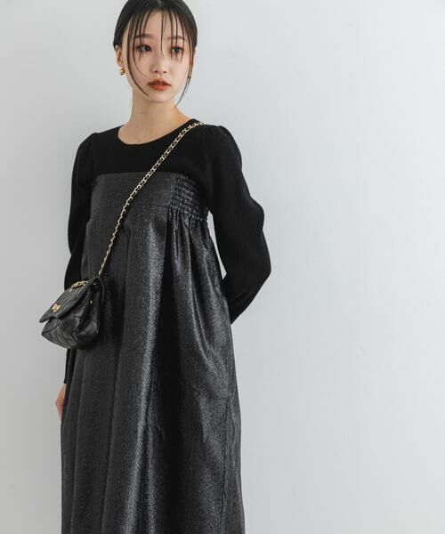 URBAN RESEARCH ROSSO / アーバンリサーチ ロッソ ワンピース | F by ROSSO　メタリック2WAYワンピース | 詳細7