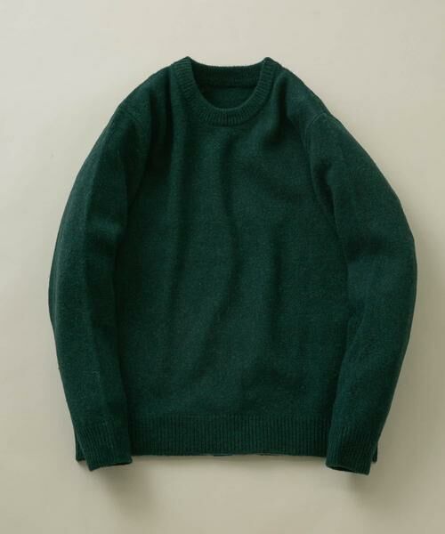 URBAN RESEARCH ROSSO/アーバンリサーチ ロッソ 『XLサイズあり』シェットランドウールクルーネックニット グリーン S URBAN RESEARCH ROSSO/アーバンリサーチ ロッソ 『XLサイズあり』シェットランドウールクルーネックニット グリーン S