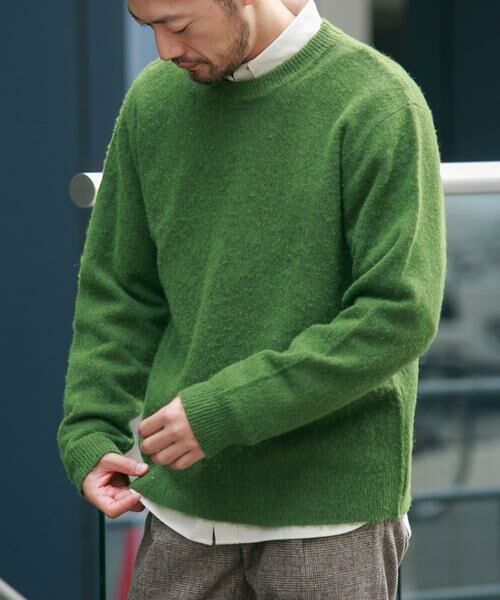 URBAN RESEARCH ROSSO / アーバンリサーチ ロッソ ニット・セーター | 『XLサイズあり』ウールシャギーニット | 詳細1