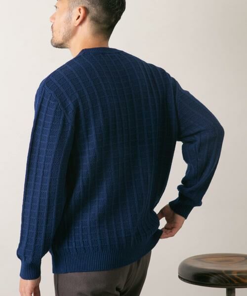 セール】 『XLサイズあり』メリノウール変形ワッフルニット （ニット