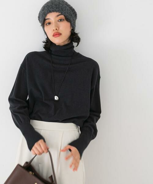 URBAN RESEARCH ROSSO / アーバンリサーチ ロッソ ニット・セーター | アウトリンキングタートルニット | 詳細7