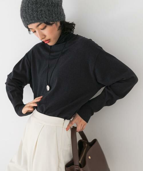 URBAN RESEARCH ROSSO / アーバンリサーチ ロッソ ニット・セーター | アウトリンキングタートルニット | 詳細8