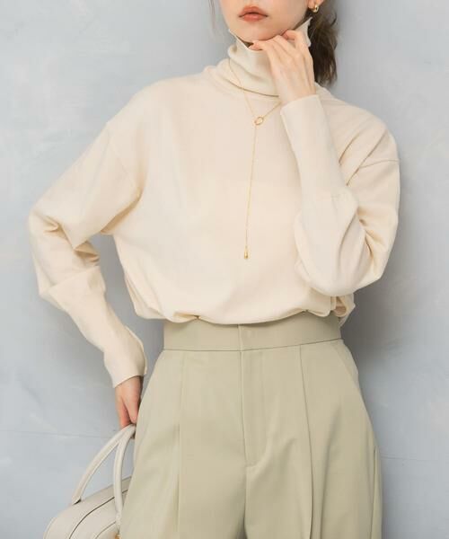 URBAN RESEARCH ROSSO / アーバンリサーチ ロッソ ニット・セーター | アウトリンキングタートルニット | 詳細17