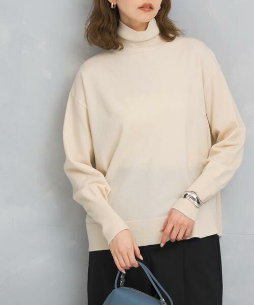 URBAN RESEARCH ROSSO / アーバンリサーチ ロッソ ニット・セーター | アウトリンキングタートルニット | 詳細20