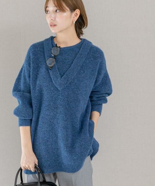 URBAN RESEARCH ROSSO / アーバンリサーチ ロッソ ニット・セーター | レイヤードデザインニット | 詳細1