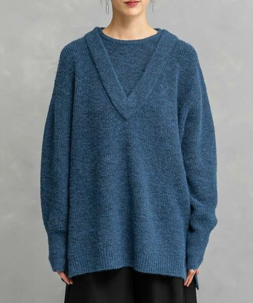 URBAN RESEARCH ROSSO / アーバンリサーチ ロッソ ニット・セーター | レイヤードデザインニット | 詳細8