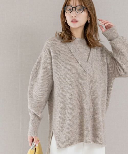 URBAN RESEARCH ROSSO / アーバンリサーチ ロッソ ニット・セーター | レイヤードデザインニット | 詳細21