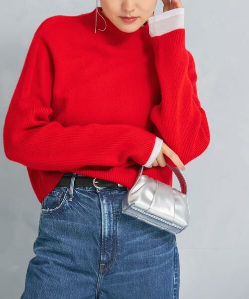 URBAN RESEARCH ROSSO / アーバンリサーチ ロッソ ニット・セーター | ショートハイネックホールニット | 詳細1