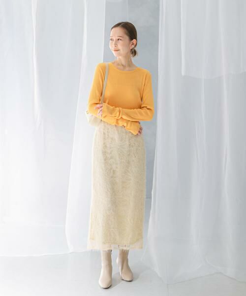 URBAN RESEARCH ROSSO / アーバンリサーチ ロッソ ニット・セーター | シルクリブニット | 詳細1