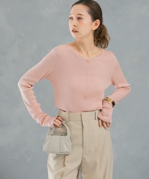 URBAN RESEARCH ROSSO / アーバンリサーチ ロッソ ニット・セーター | シルクリブニット | 詳細5