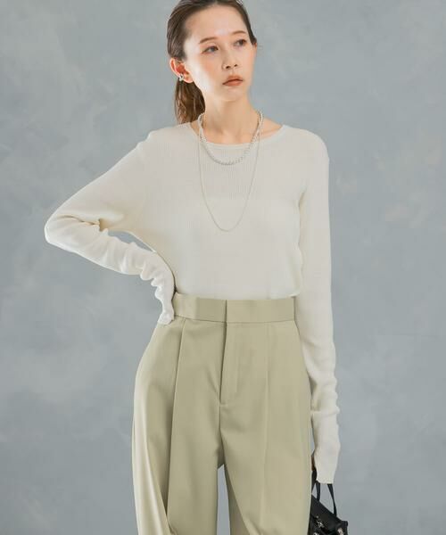 URBAN RESEARCH ROSSO / アーバンリサーチ ロッソ ニット・セーター | シルクリブニット | 詳細20