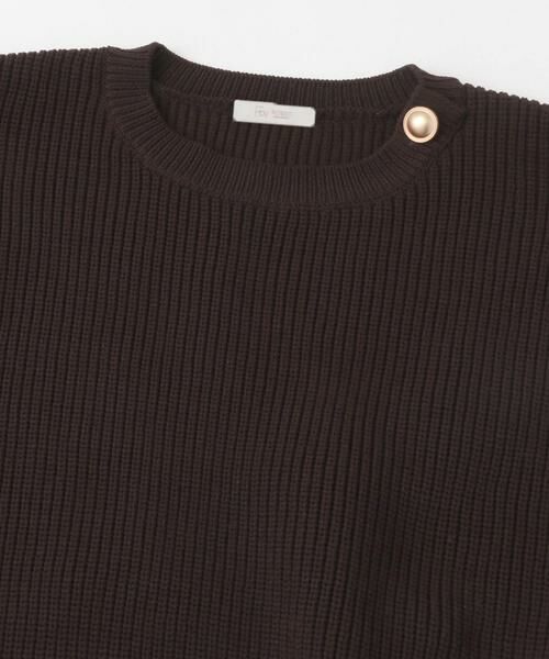 URBAN RESEARCH ROSSO / アーバンリサーチ ロッソ ニット・セーター | F by ROSSO　ウォッシャブル片畦ボタンニット | 詳細2
