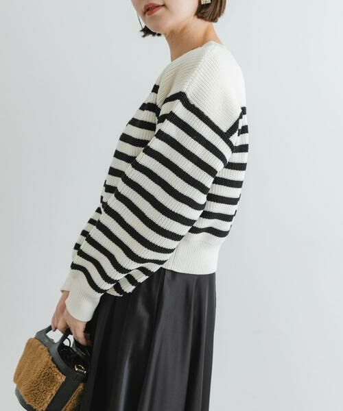 URBAN RESEARCH ROSSO / アーバンリサーチ ロッソ ニット・セーター | F by ROSSO　ウォッシャブル片畦ボタンニット | 詳細8