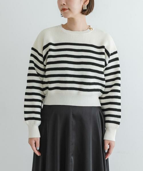 URBAN RESEARCH ROSSO / アーバンリサーチ ロッソ ニット・セーター | F by ROSSO　ウォッシャブル片畦ボタンニット | 詳細11