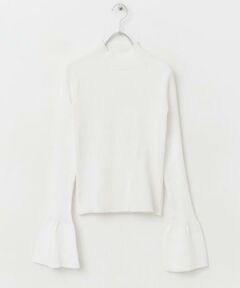 URBAN RESEARCH ROSSO / アーバンリサーチ ロッソ ニット・セーター | F by ROSSO　ウォッシャブル袖フリルコンパクトニット