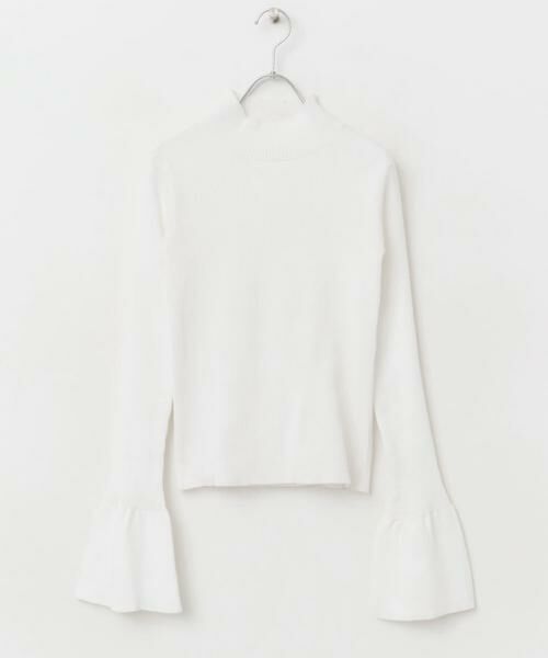 URBAN RESEARCH ROSSO / アーバンリサーチ ロッソ ニット・セーター | F by ROSSO　ウォッシャブル袖フリルコンパクトニット | 詳細9