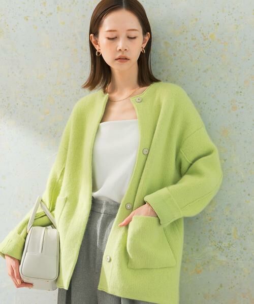 URBAN RESEARCH ROSSO / アーバンリサーチ ロッソ カーディガン・ボレロ | エアリーニットジャケット | 詳細5