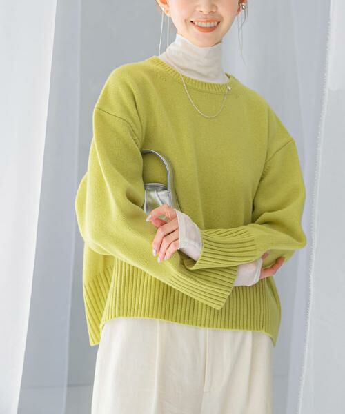 URBAN RESEARCH ROSSO / アーバンリサーチ ロッソ ニット・セーター | エクストラファインシームデザインニット | 詳細1