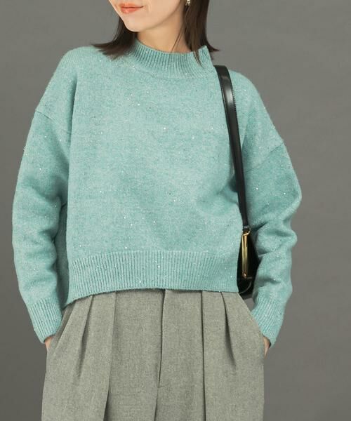 URBAN RESEARCH ROSSO / アーバンリサーチ ロッソ ニット・セーター | スパンコールショートニット | 詳細4