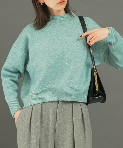 URBAN RESEARCH ROSSO / アーバンリサーチ ロッソ ニット・セーター | スパンコールショートニット | 詳細5