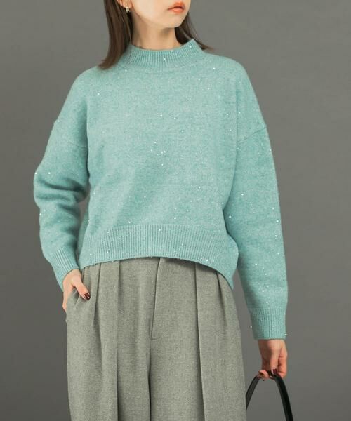 URBAN RESEARCH ROSSO / アーバンリサーチ ロッソ ニット・セーター | スパンコールショートニット | 詳細7