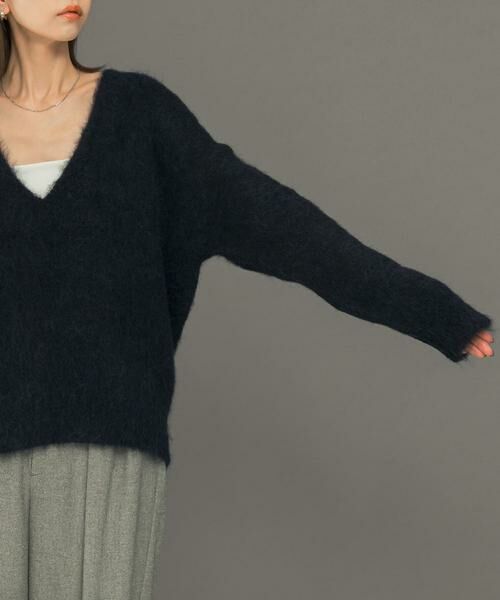URBAN RESEARCH ROSSO / アーバンリサーチ ロッソ ニット・セーター | アルパカ混Vネックヘアリーニット | 詳細11