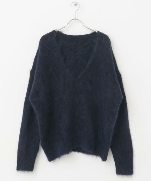 URBAN RESEARCH ROSSO / アーバンリサーチ ロッソ ニット・セーター | アルパカ混Vネックヘアリーニット | 詳細14