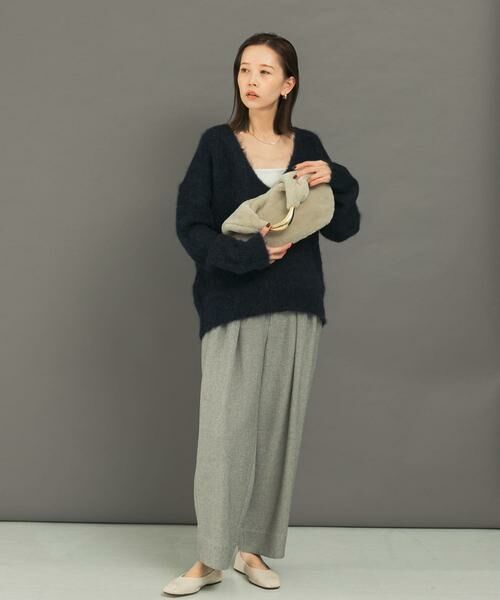 URBAN RESEARCH ROSSO / アーバンリサーチ ロッソ ニット・セーター | アルパカ混Vネックヘアリーニット | 詳細6