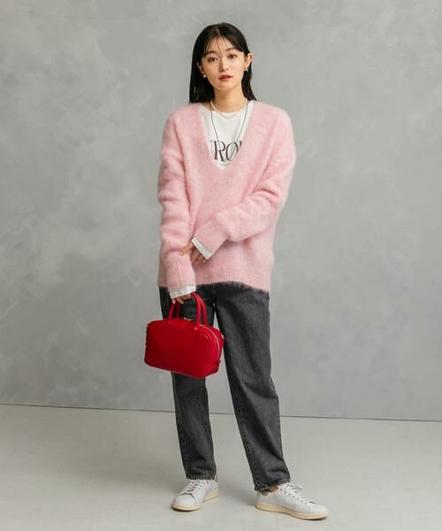 URBAN RESEARCH ROSSO / アーバンリサーチ ロッソ ニット・セーター | アルパカ混Vネックヘアリーニット | 詳細20