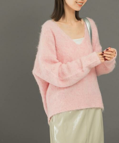 URBAN RESEARCH ROSSO / アーバンリサーチ ロッソ ニット・セーター | アルパカ混Vネックヘアリーニット | 詳細22