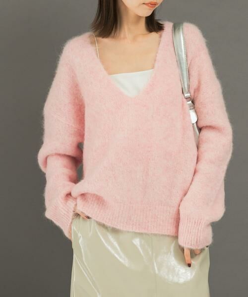 URBAN RESEARCH ROSSO / アーバンリサーチ ロッソ ニット・セーター | アルパカ混Vネックヘアリーニット | 詳細24